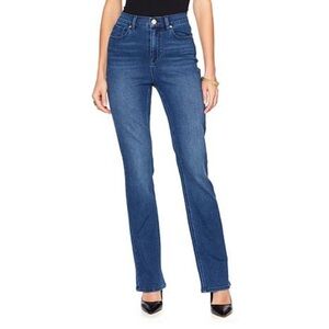 Diane Gilman DG2 Up-Lifter Stretch High Rise Bootcut Jeans Medium Wash Size 4